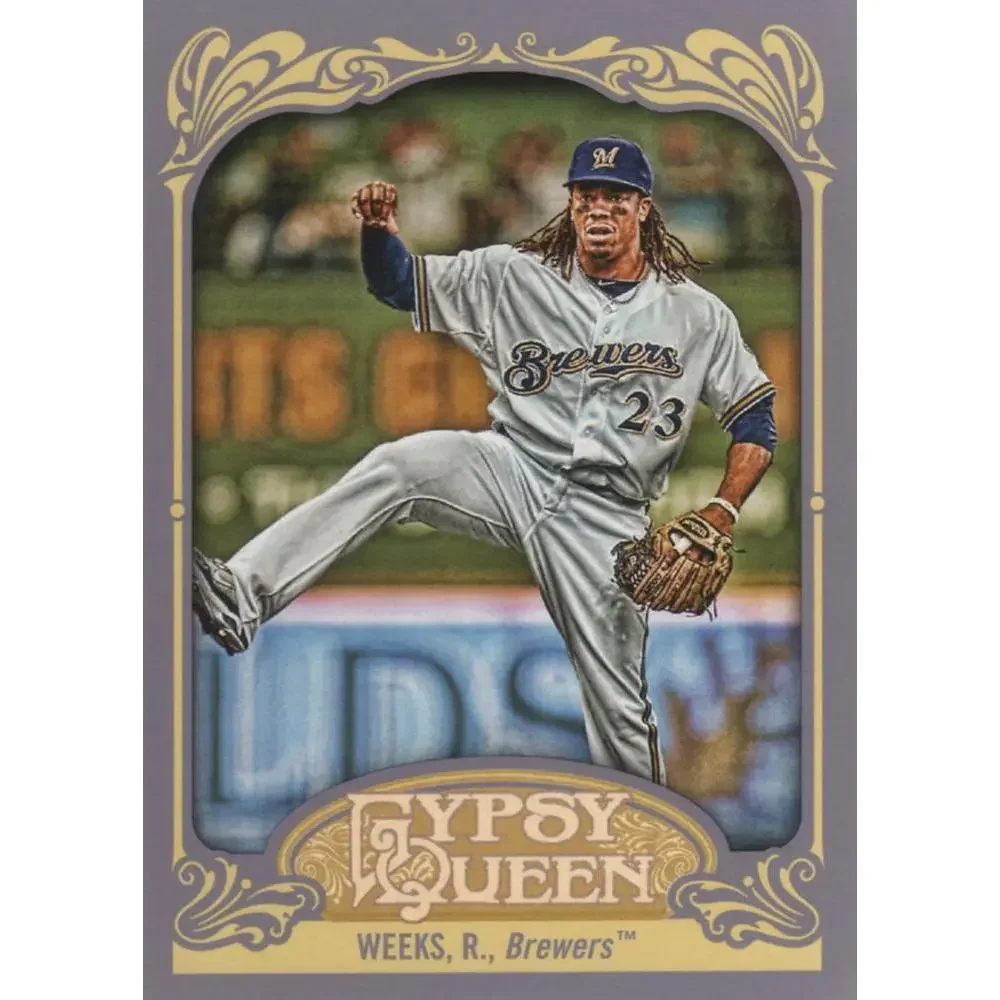 2012 Topps Gypsy Queen Rickie Weeks # 158 Milwaukee Brewers